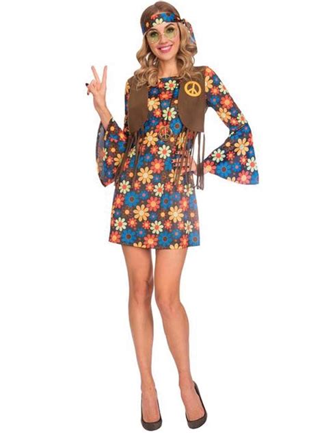 flower hippie costume|More.